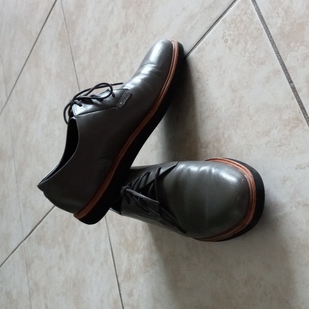 Men's Calvin Klein Tate Gray Dress Shoes Size 7.5M US